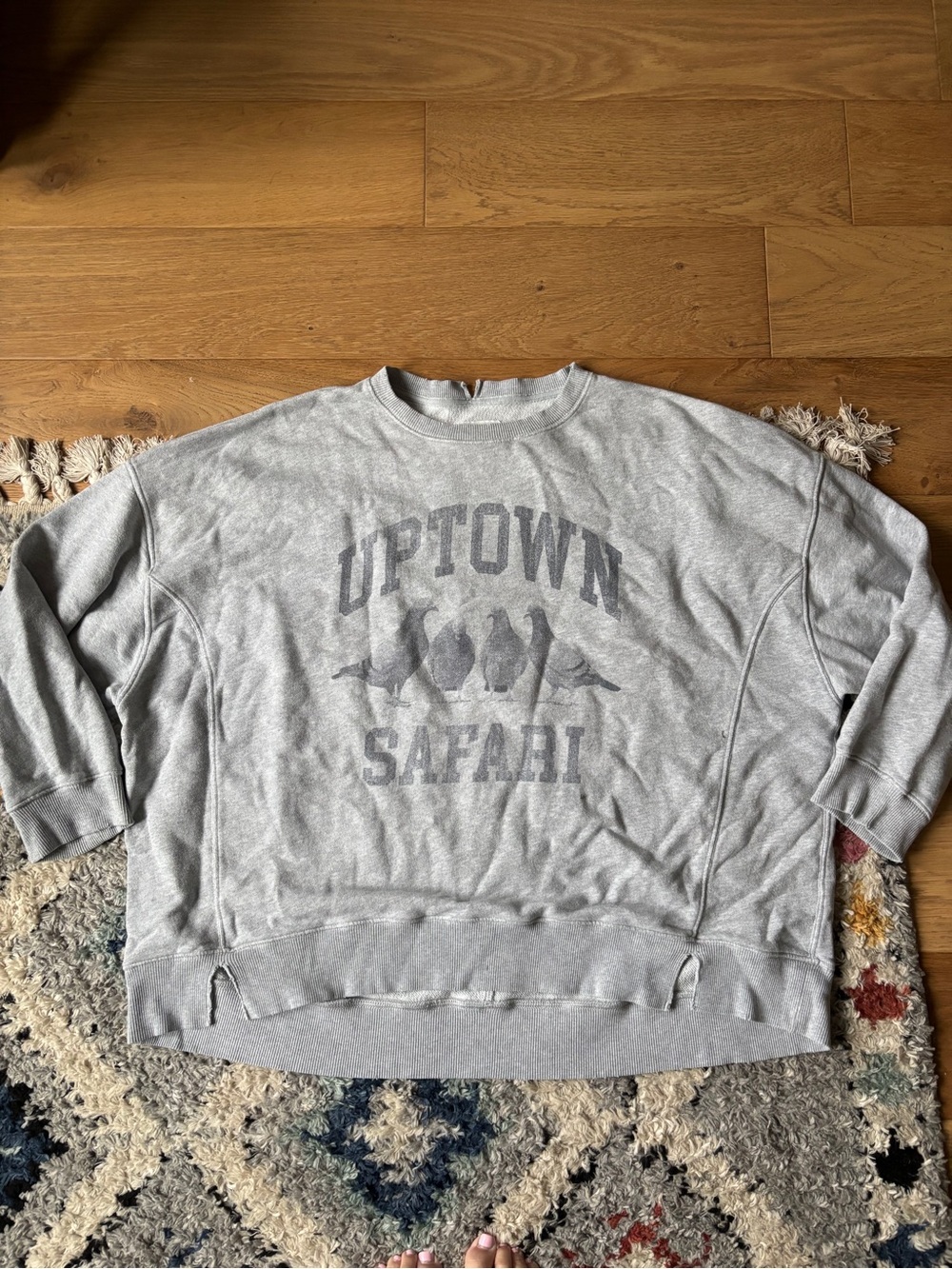 Aerie oversized sweatshirt womens XXL gray